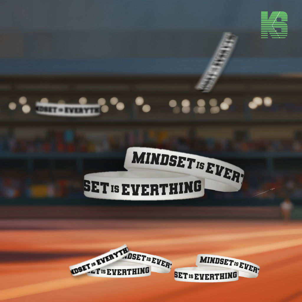 "Mindset Is Everything" | White Silicone WristBand